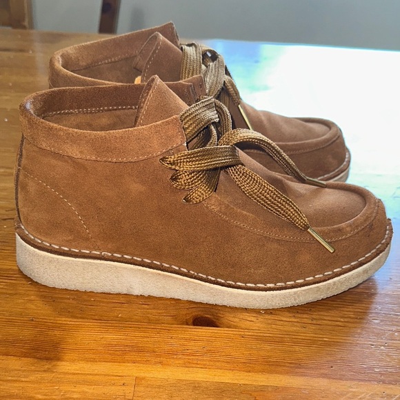 Free People Brown Suede Ankle Boots - Picture 4 of 11
